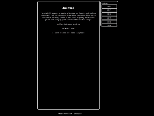 journal screenshot