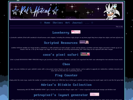 resources screenshot