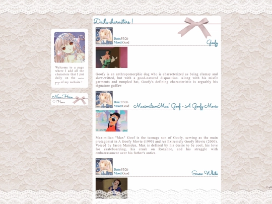 alldailycharacters screenshot