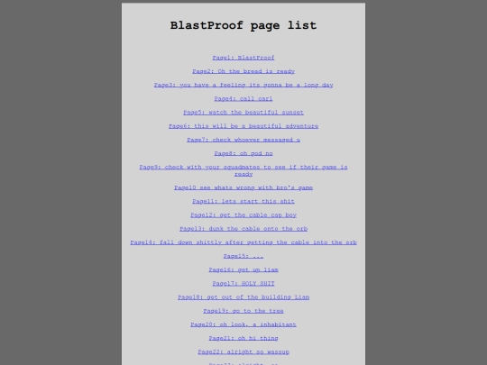 pagelist screenshot