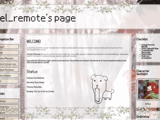 index screenshot
