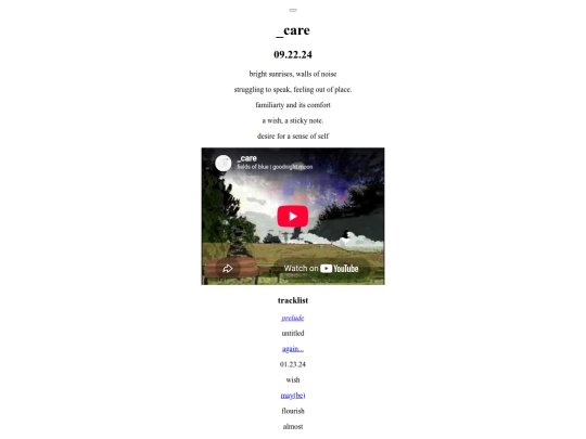 albums/care screenshot