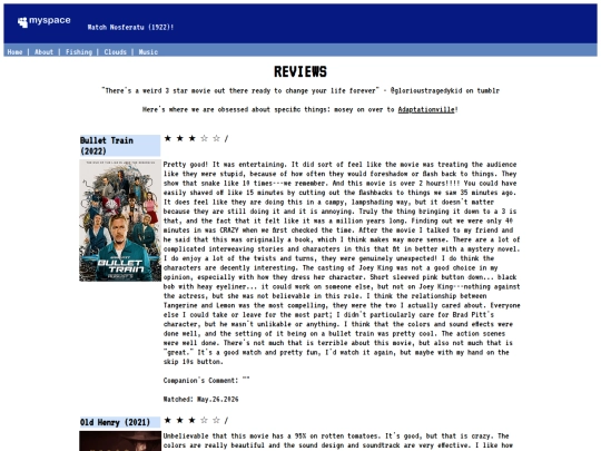 reviews screenshot