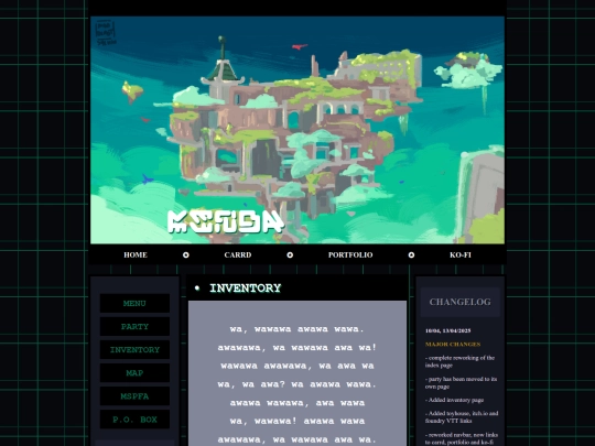 inventory screenshot
