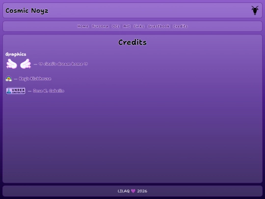 credits screenshot