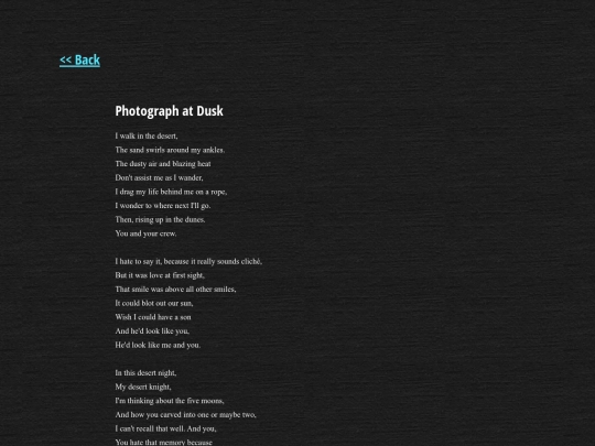 poetry/photograph screenshot
