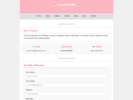 contact screenshot