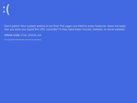 not_found screenshot