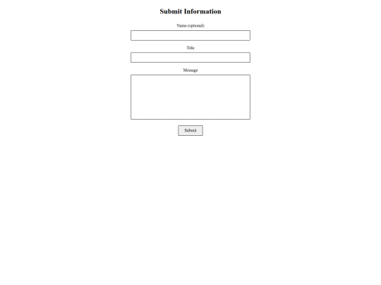 pages/submit_Information screenshot