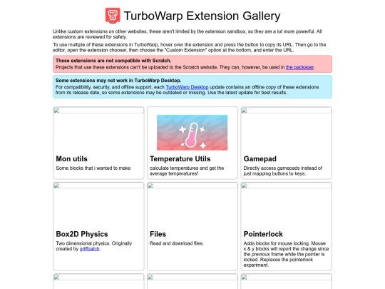 Mon523 Extension Gallery screenshot