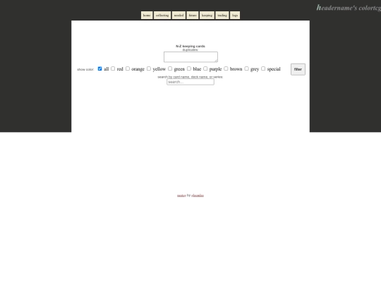keepingcardsN-Z screenshot