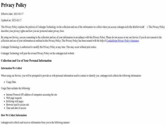 index screenshot