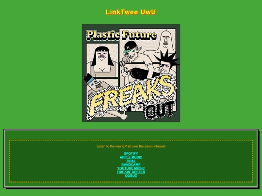 linktree screenshot