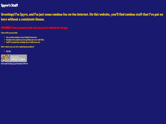 index screenshot