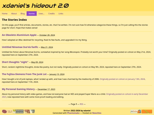stories screenshot