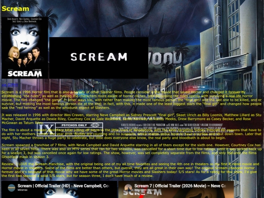 Scream screenshot