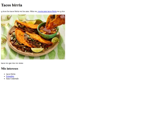 tacos screenshot