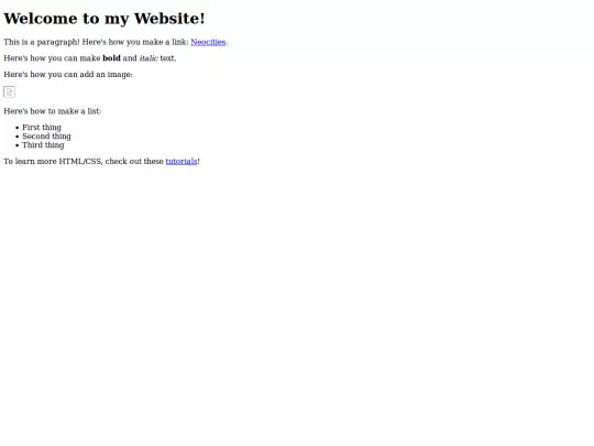 welcome screenshot