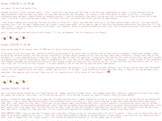 archiveddiaryentries screenshot