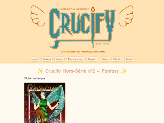 fanzines/crucifyHSfantasy screenshot
