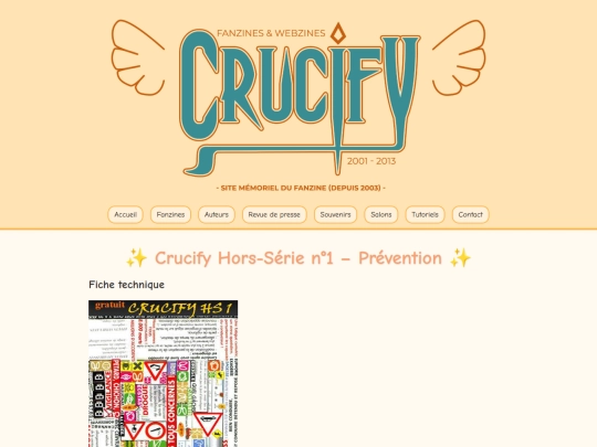 fanzines/crucifyHSprevention screenshot