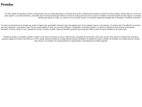 pagina web/prendas screenshot