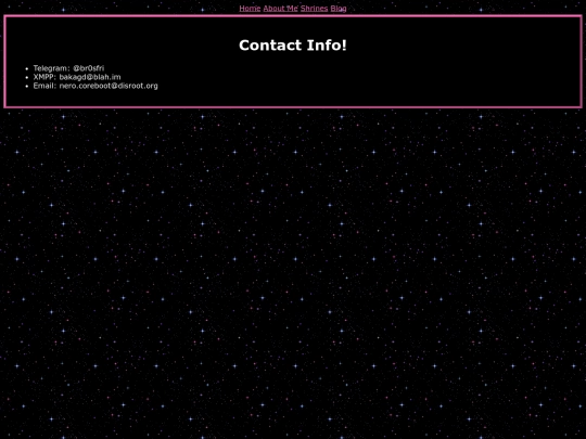 contact screenshot