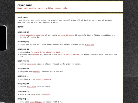 index screenshot