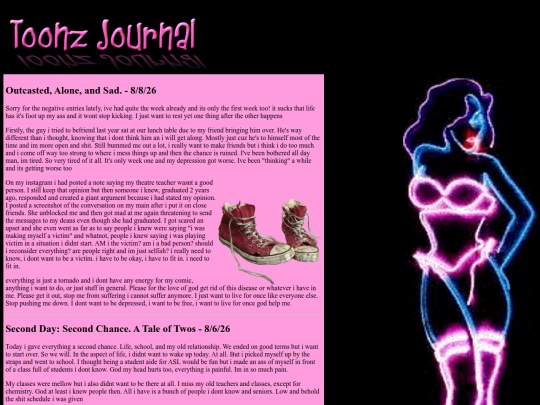 Myspace pages/blogzz screenshot