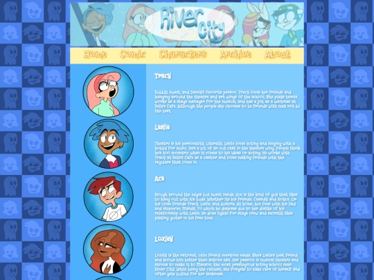 WebPages/charactersrc screenshot
