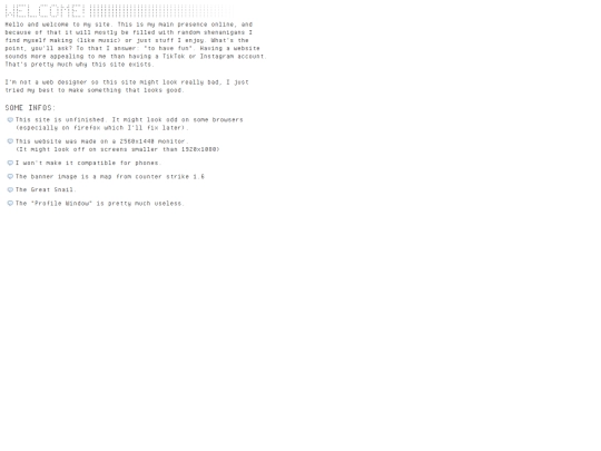 welcome screenshot