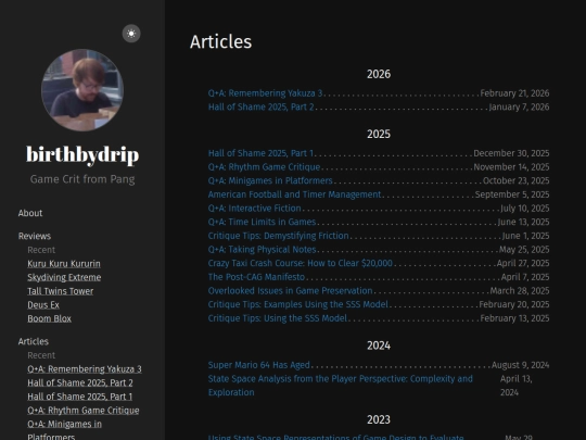 articles screenshot