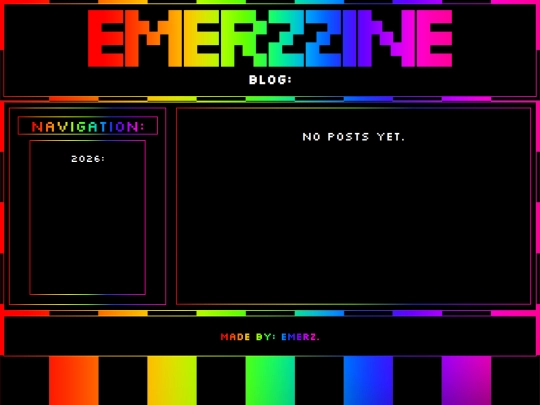 Blog screenshot