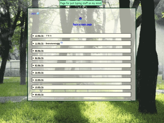 thoughts screenshot
