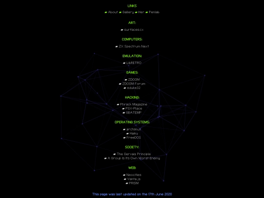 html/links screenshot