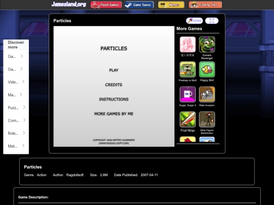 flash/Particles screenshot