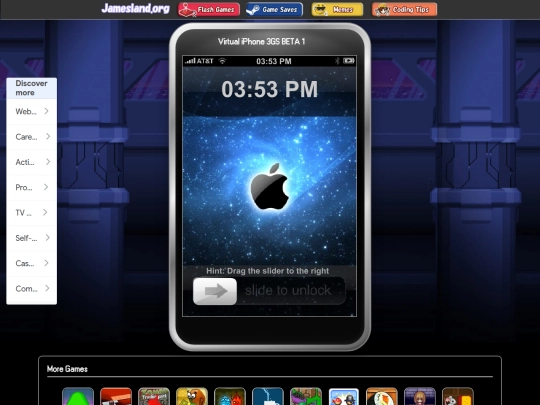 flash/iphone screenshot