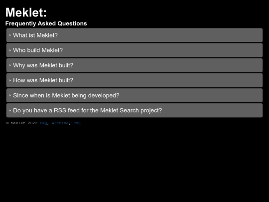 faq screenshot