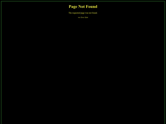 not_found screenshot
