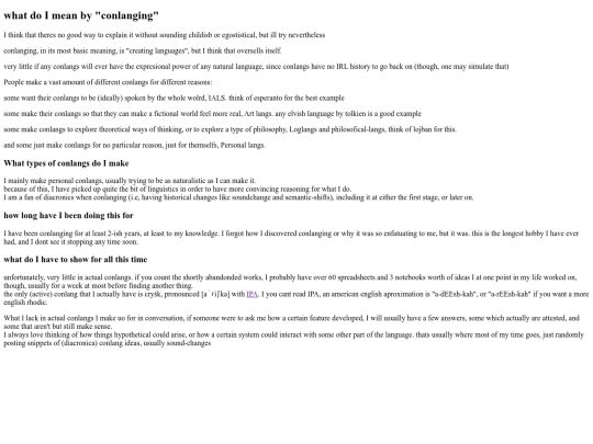 aboutme screenshot