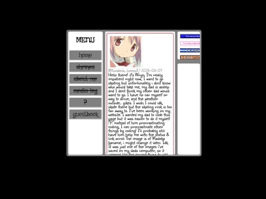 blog screenshot