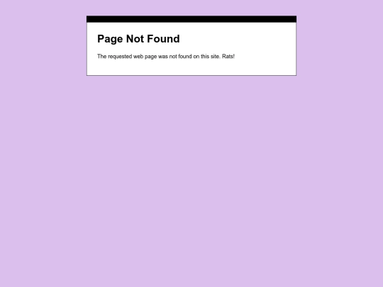 not_found screenshot