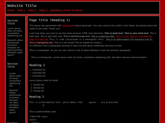 index screenshot