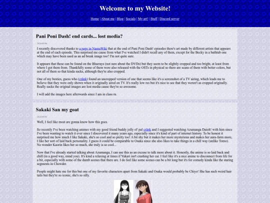 blog screenshot