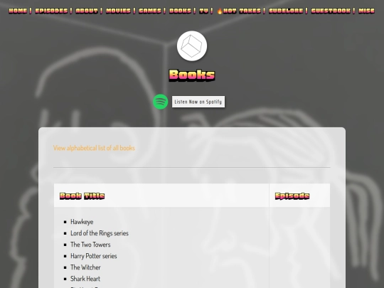 books screenshot