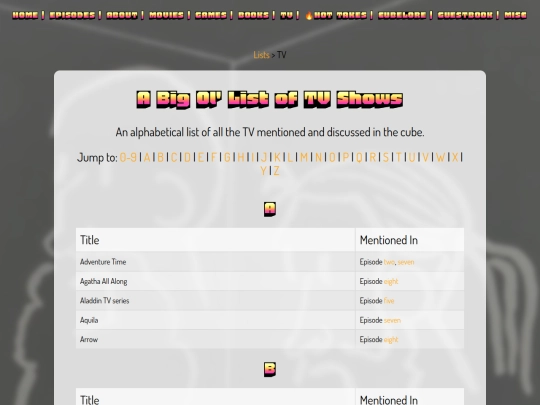 lists/list-tv screenshot