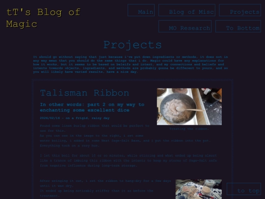 projects screenshot