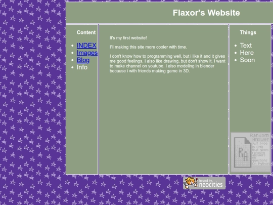 index screenshot