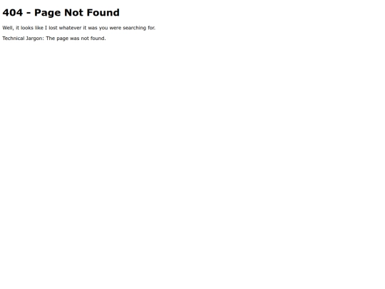 not_found screenshot