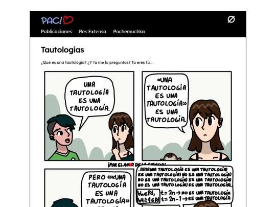 posts/Tautologias screenshot